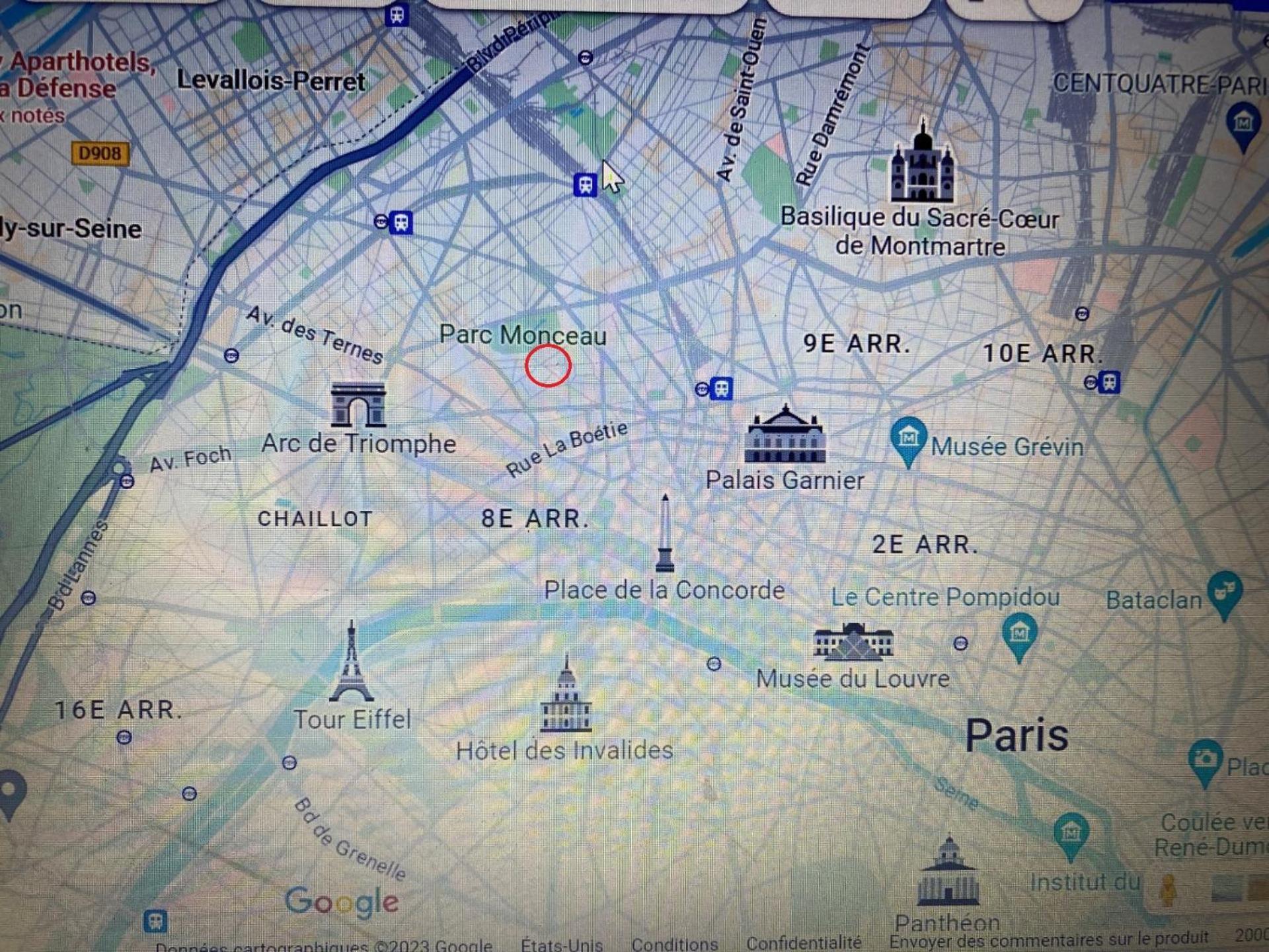 Bed and Breakfast Parc Monceau Paris Exterior foto